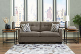 Mahoney Sofa and Loveseat in Chocolate - PKG015011