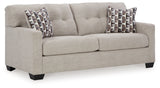 Mahoney Sofa and Loveseat in Pebble - PKG015010