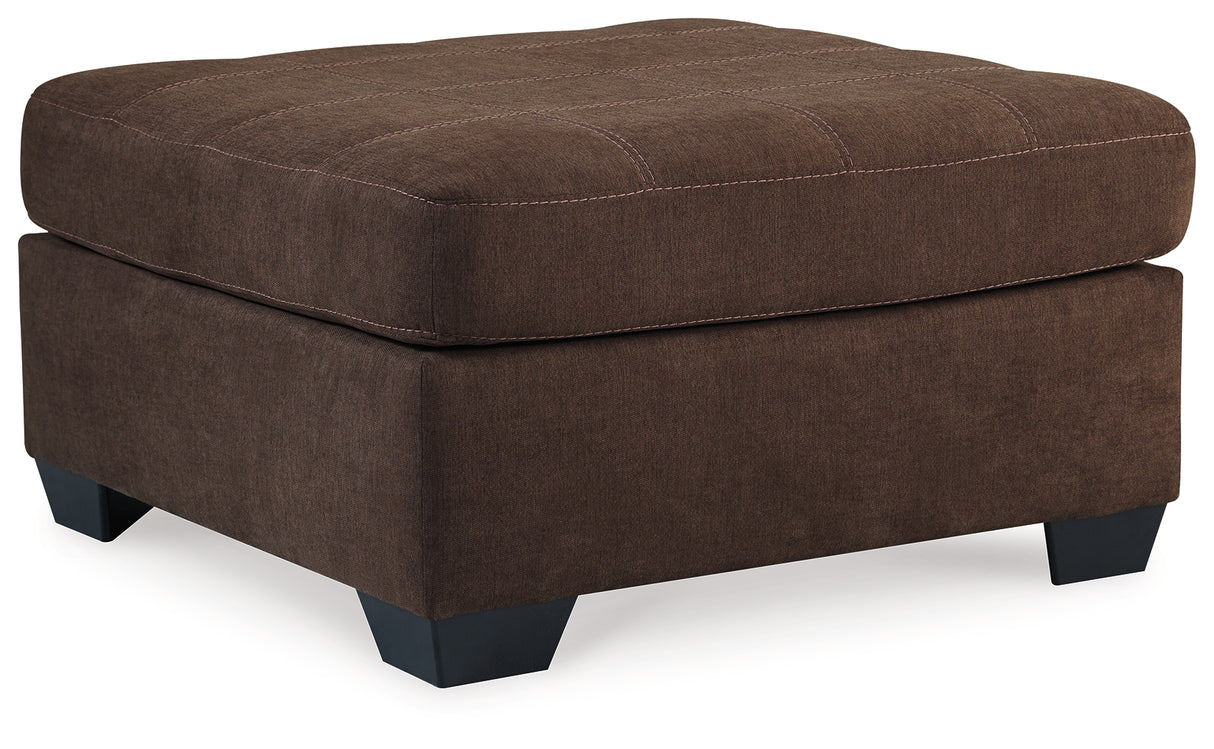 Maier 2-Piece Sectional with Ottoman in Walnut - PKG010961