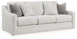 Maitelynn Sofa, Loveseat, Chair and Ottoman in Chalk - PKG015433