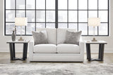 Maitelynn Sofa, Loveseat, Chair and Ottoman in Chalk - PKG015433