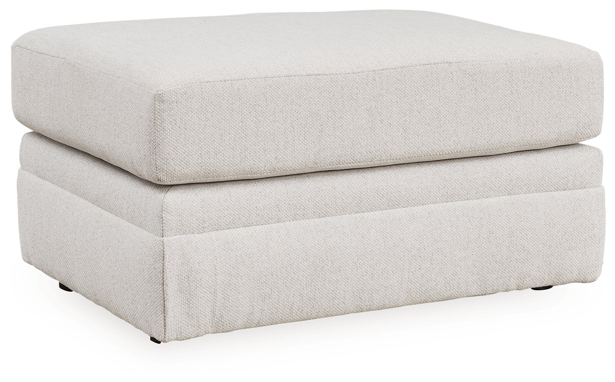 Maitelynn Sofa, Loveseat, Chair and Ottoman in Chalk - PKG015433