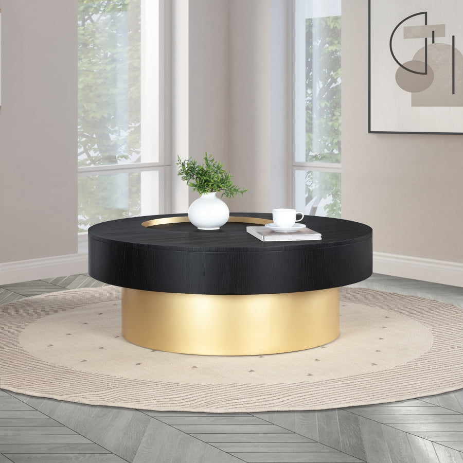 Makai Coffee Table in Black from Meridian - Luna Furniture