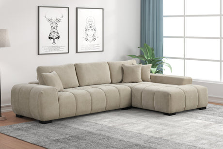 Manhattan Beige Sectional from Happy Homes - Luna Furniture