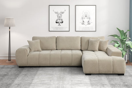 Manhattan Beige Sectional from Happy Homes - Luna Furniture