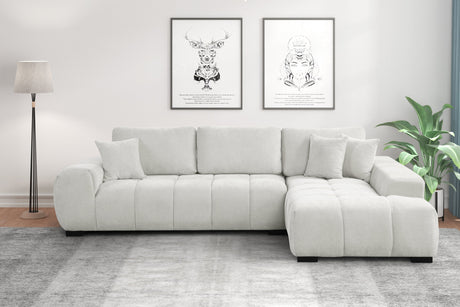 Manhattan Gray Sectional from Happy Homes - Luna Furniture