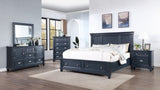 Manzanillo Slate Blue Mirror from Furniture of America - Luna Furniture