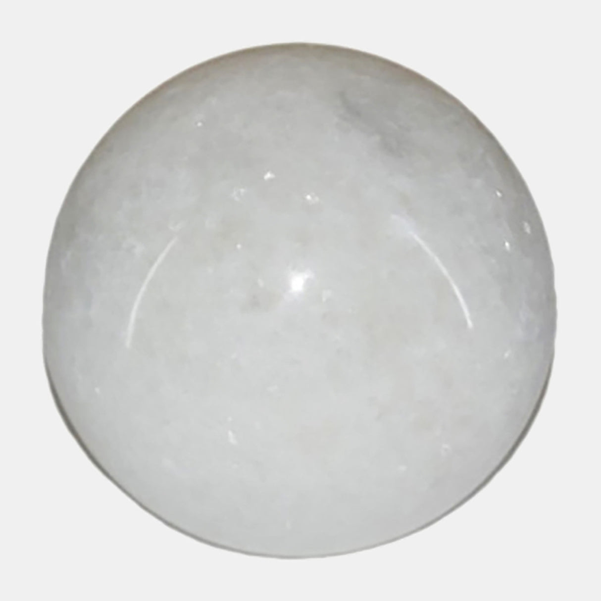 Marble, 4" Orb, White from Sagebrook Home - Luna Furniture