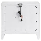 Marielle 2-drawer Nightstand Bedside Table Distressed White from Coaster - Luna Furniture