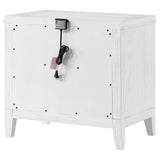 Marielle 2-drawer Nightstand Bedside Table Distressed White from Coaster - Luna Furniture