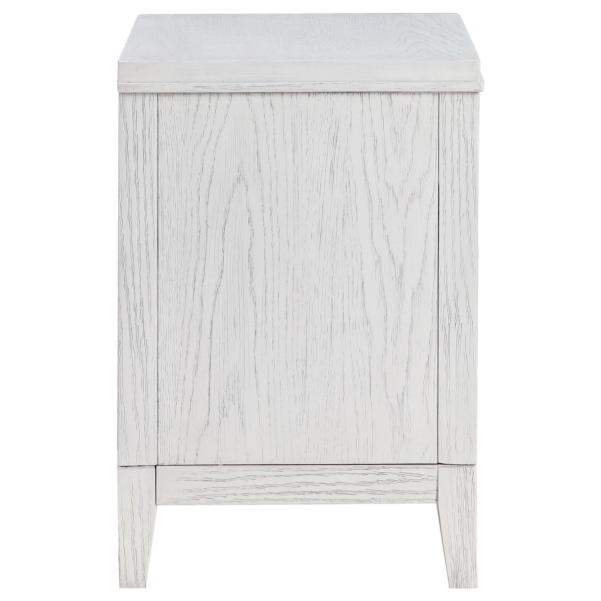 Marielle 2-drawer Nightstand Bedside Table Distressed White from Coaster - Luna Furniture