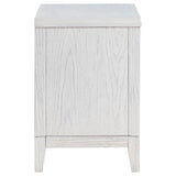 Marielle 2-drawer Nightstand Bedside Table Distressed White from Coaster - Luna Furniture