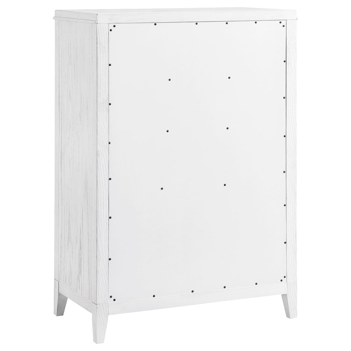 Marielle 5-drawer Bedroom Chest Distressed White from Coaster - Luna Furniture