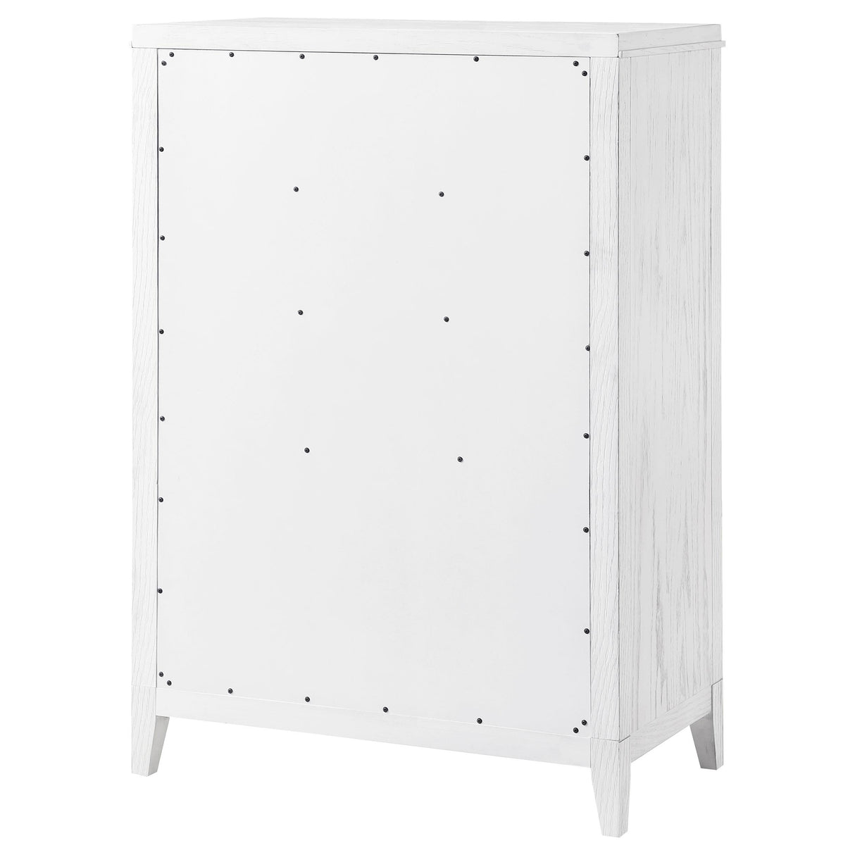 Marielle 5-drawer Bedroom Chest Distressed White from Coaster - Luna Furniture