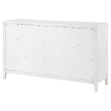 Marielle 6-drawer Bedroom Dresser Distressed White from Coaster - Luna Furniture