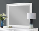 Marielle Dresser Mirror Distressed White from Coaster - Luna Furniture