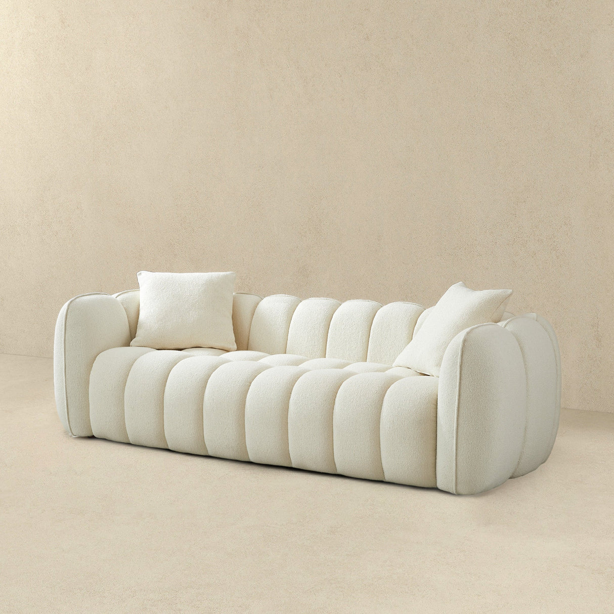 Marissa Sofa (Cream Boucle) - AFC02084 - 