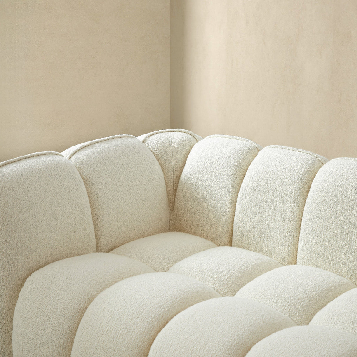 Marissa Sofa (Cream Boucle) - AFC02084 - 