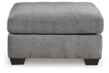 Marleton 2-Piece Sectional with Ottoman in Gray - PKG015810