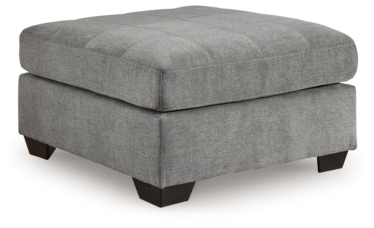 Marleton 2-Piece Sectional with Ottoman in Gray - PKG015810