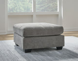 Marleton 2-Piece Sectional with Ottoman in Gray - PKG015810