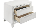 Marmore 2-drawer Nightstand Bedside Table White from Coaster - Luna Furniture