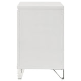 Marmore 2-drawer Nightstand Bedside Table White from Coaster - Luna Furniture