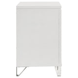 Marmore 2-drawer Nightstand Bedside Table White from Coaster - Luna Furniture