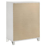 Marmore 5-drawer Bedroom Chest of Drawers White from Coaster - Luna Furniture