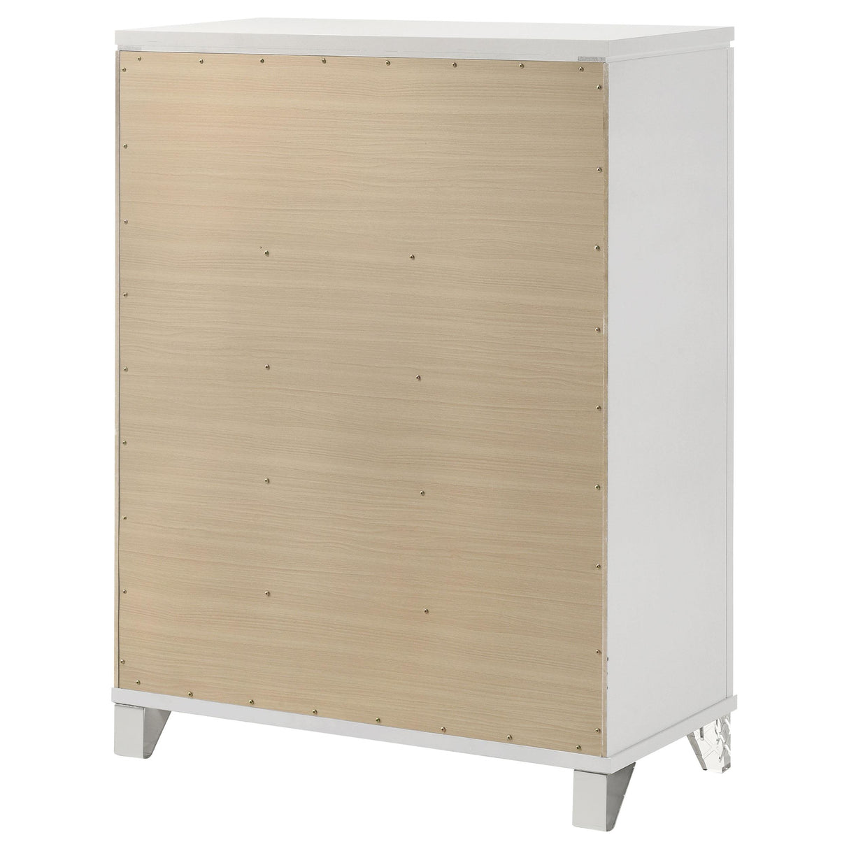 Marmore 5-drawer Bedroom Chest of Drawers White from Coaster - Luna Furniture