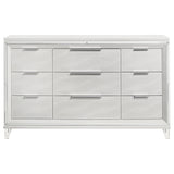 Marmore 9-drawer Dresser Cabinet White from Coaster - Luna Furniture