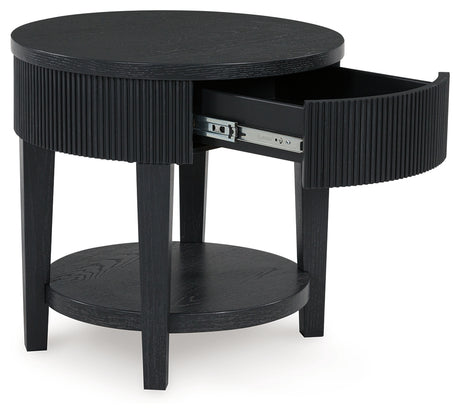 Marstream Black End Table from Ashley - Luna Furniture