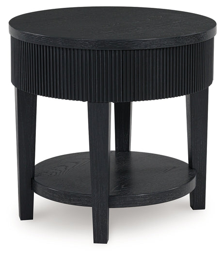 Marstream Black End Table from Ashley - Luna Furniture