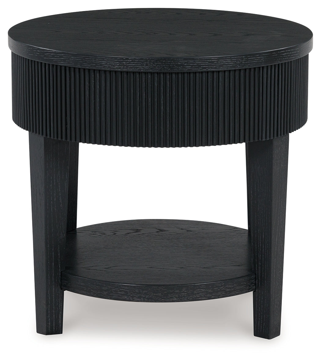 Marstream Black End Table from Ashley - Luna Furniture