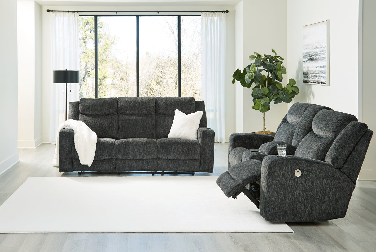 Martinglenn Sofa and Loveseat in Ebony - PKG015113