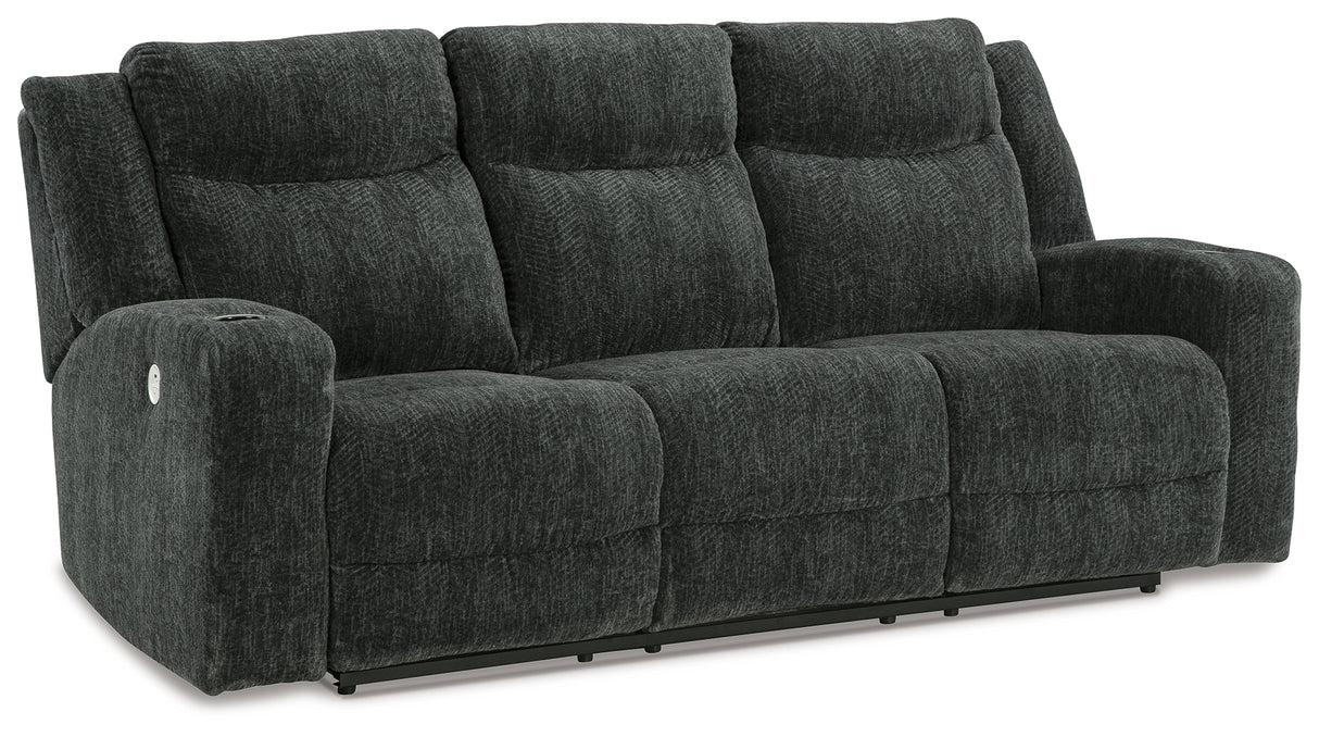 Martinglenn Sofa, Loveseat and Recliner in Ebony - PKG015114