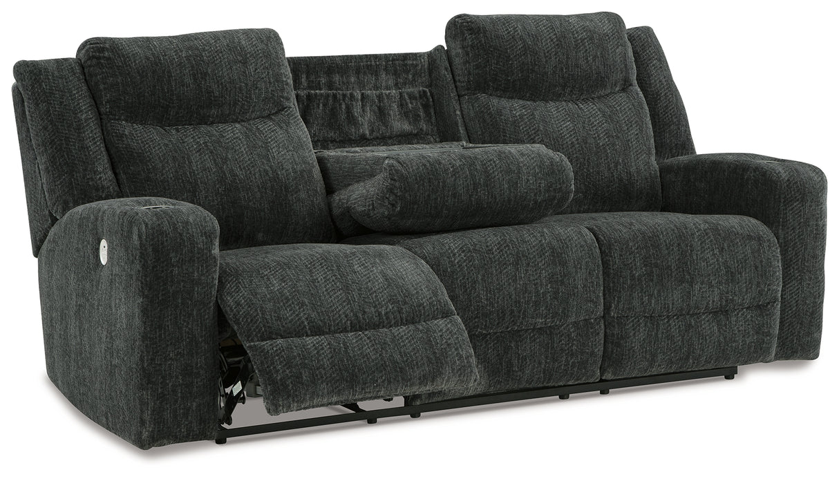 Martinglenn Sofa, Loveseat and Recliner in Ebony - PKG015114