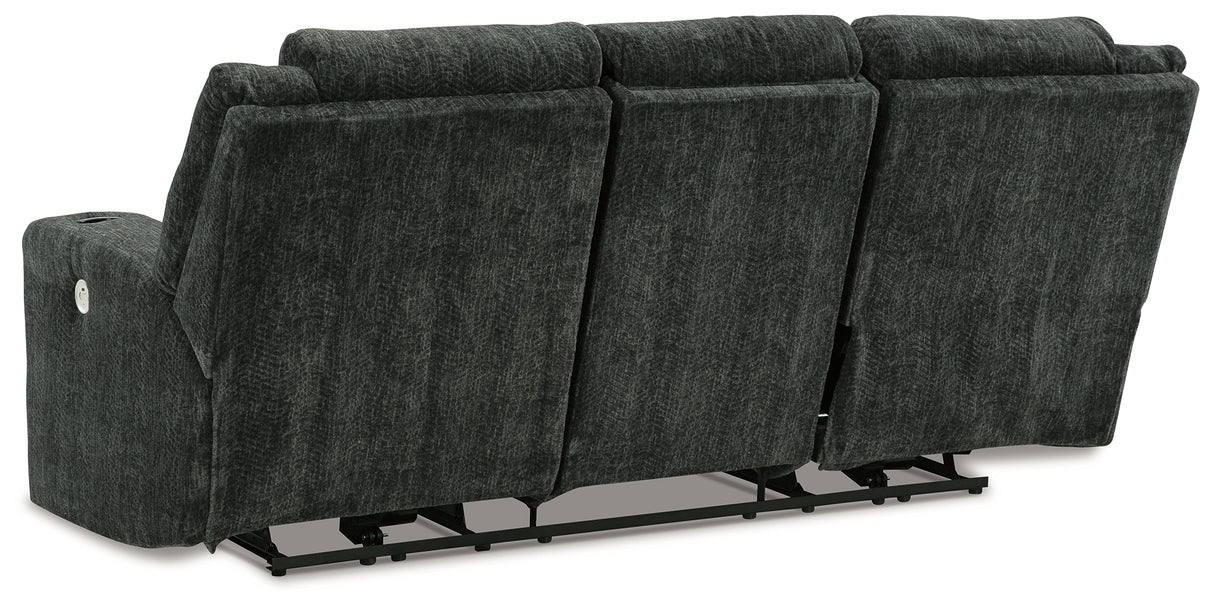 Martinglenn Sofa, Loveseat and Recliner in Ebony - PKG015114