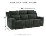 Martinglenn Sofa, Loveseat and Recliner in Ebony - PKG015114