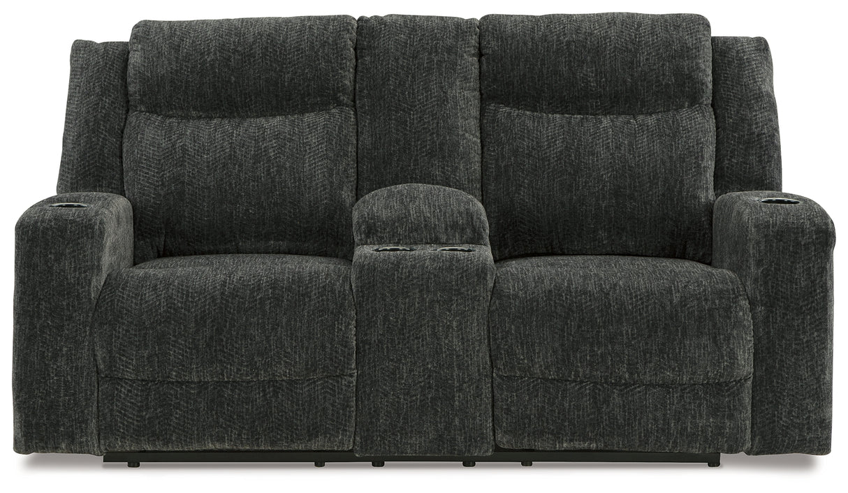 Martinglenn Sofa, Loveseat and Recliner in Ebony - PKG015114