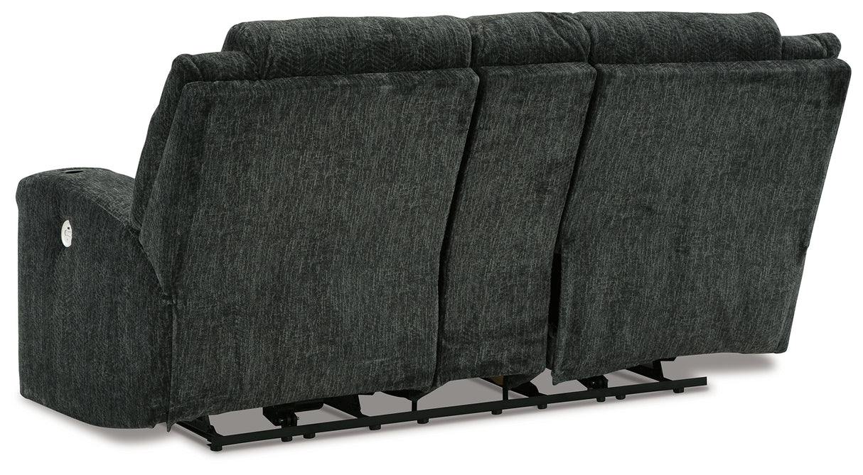 Martinglenn Sofa, Loveseat and Recliner in Ebony - PKG015114