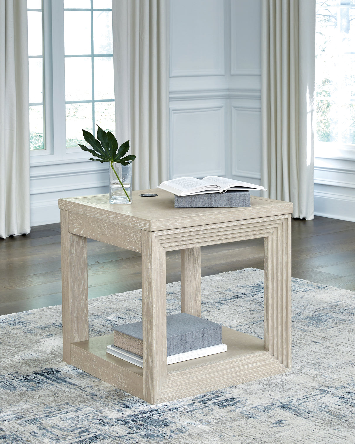 Marxhart Coffee Table with 2 End Tables in Bisque from Ashley - Luna Furniture