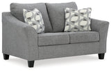 Mathonia Smoke Loveseat - 5190335