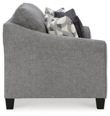 Mathonia Sofa, Loveseat, Chair and Ottoman in Smoke - PKG015449