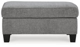 Mathonia Sofa, Loveseat, Chair and Ottoman in Smoke - PKG015449