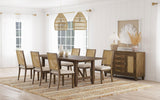 Matisse Brown 7-Piece Rectangular Dining Set from Coaster - Luna Furniture