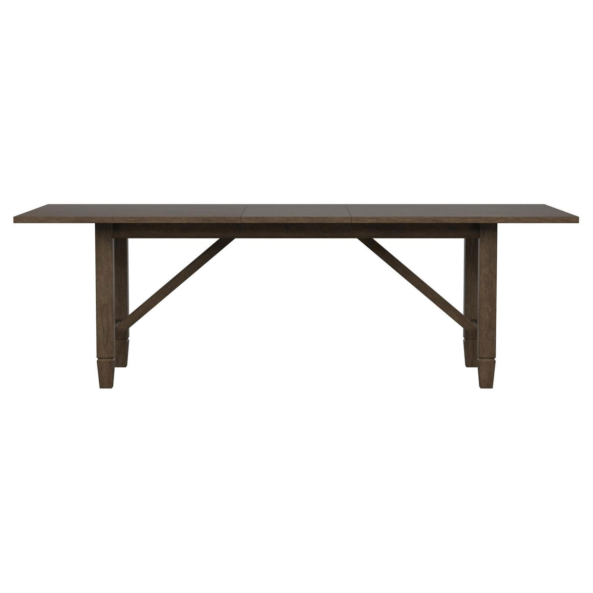 Matisse Rectangular Dining Table with 18" Removable Extension Leaf Brown from Coaster - Luna Furniture