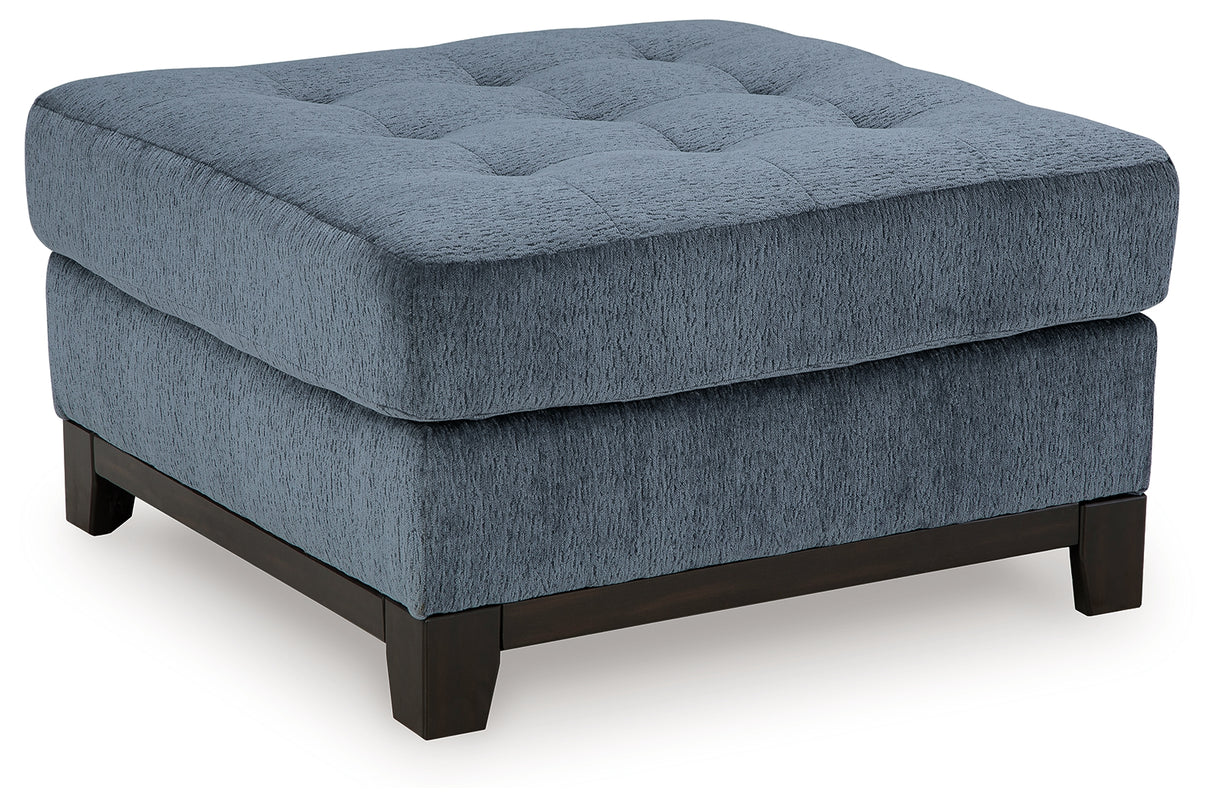 Maxon Place Navy Oversized Accent Ottoman - 3300308