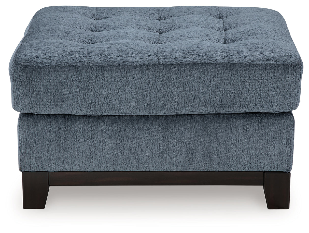 Maxon Place Navy Oversized Accent Ottoman - 3300308