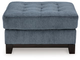 Maxon Place Navy Oversized Accent Ottoman - 3300308